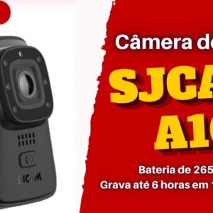 Câmera de ação SJCam A10 - Ideal para motociclistas, seguranças e vídeos de ação em fpv.