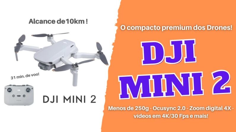 DJI MINI 2 - O MELHOR COMPACTO - FLY MORE COMBO - 2021