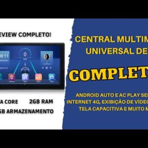 Central Multimídia Universal de 7" - Review Completo - O Melhor Custo e Benefício (2022).