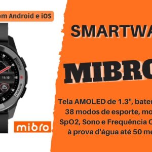 SMARTWATCH MIBRO X1 - ÓTIMO CUSTO E BENEFÍCIO!