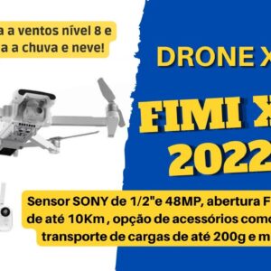 DRONE FIMI X8SE 2022 V2 - A PROVA DE CHUVA!