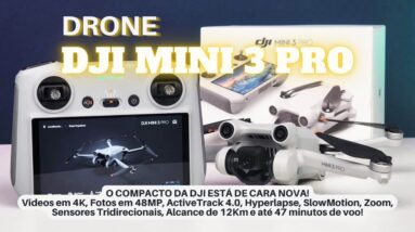Drone DJI mini 3 Pro - O Melhor Drone Compacto!