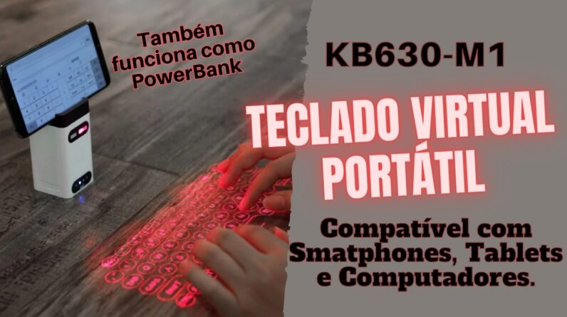 Teclado Virtual Portátil - KB630-M1