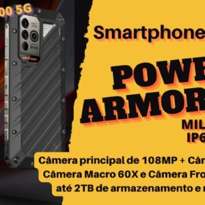 Ulefone Power Armor 18T - Câmera de 108MP + Câmera Térmica + Câmera Macro 60X e muito mais!