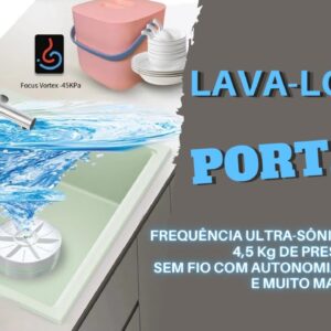 Lava-Louças Portátil - Fácil de Usar!