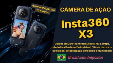 Câmera de Ação Insta360 X3