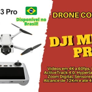 Drone DJI mini 3 Pro - Compacto e Fácil de Pilotar!