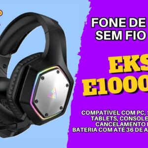 Fone de Ouvido Eksa E1000 WT