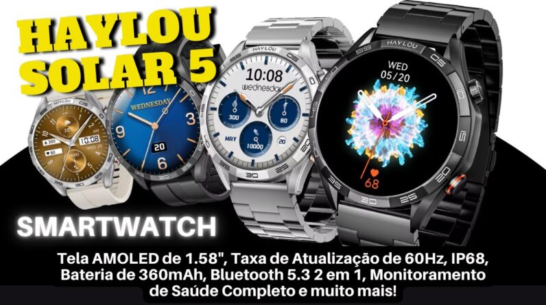 Smartwatch haylou solar 5