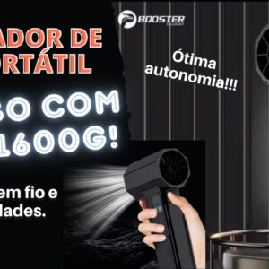 Soprador de Ar Portátil - Booster TF64 Turbo Fan