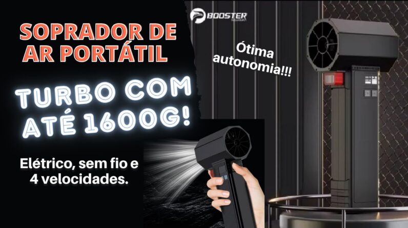 Soprador de Ar Portátil - Booster TF64 Turbo Fan