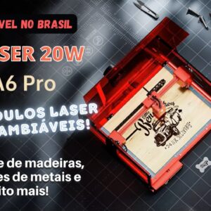 CNC A LASER DAJA A6 PRO - O Melhor Custo e Benefício de 2025?