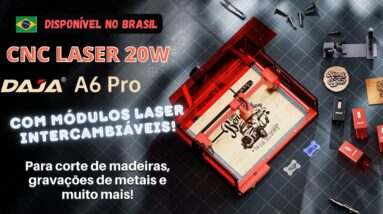 CNC A LASER DAJA A6 PRO - O Melhor Custo e Benefício de 2025?